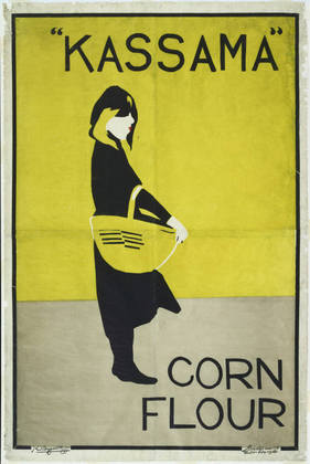Kassama Corn Flour poster by J and W Beggarstaff